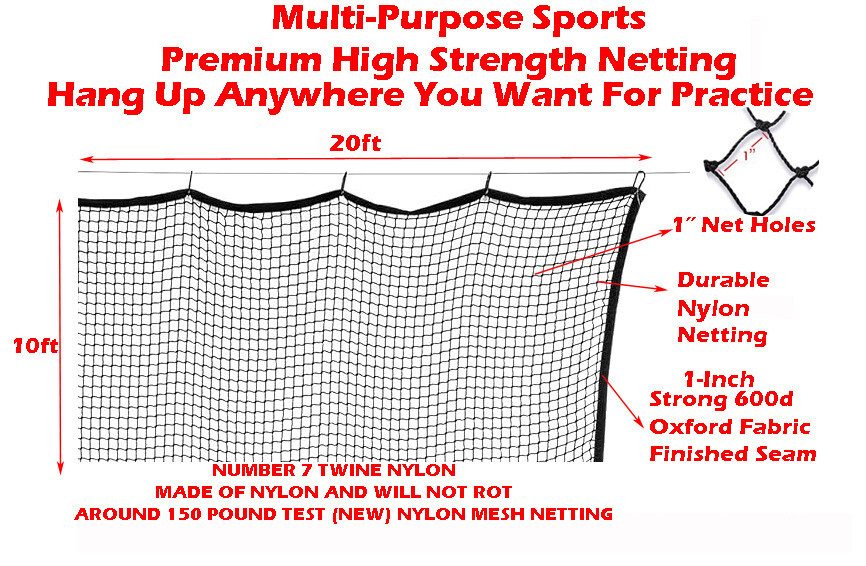 10피트 x 20피트 사계절용 강력 멀티스포츠 네트 ( - Practice Net Hitting 리뷰 및 가격