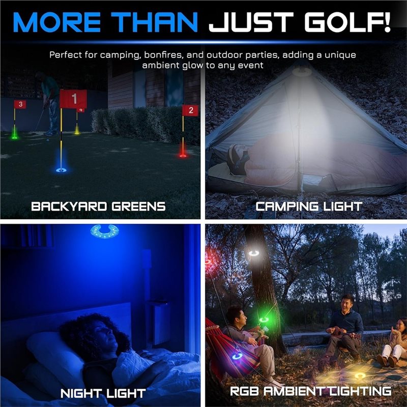 【가격 인하!】 !】1세트 LED 골프홀 조명, 골프  - Golf Equipment Price 리뷰 및 가격