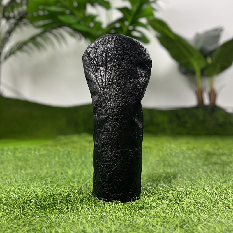 레트로 블랙 포커 골프 클럽 헤드 커버 - 두꺼운 충돌 - Golf Equipment Nearby 리뷰 및 가격