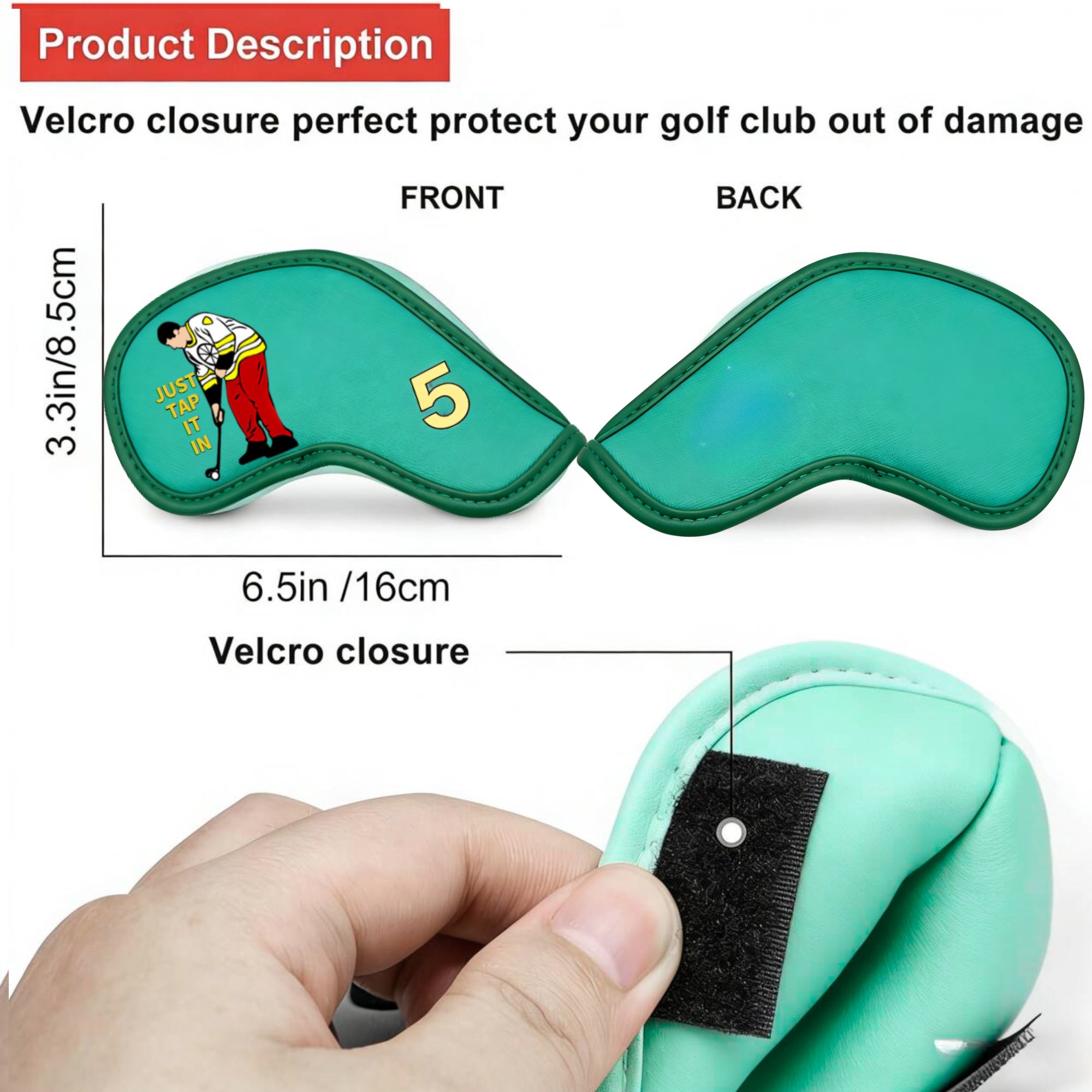 재미있는 만화 디자인의 골프 아이언 커버 9개, 모든  - Golf Equipment Nearby 리뷰 및 가격