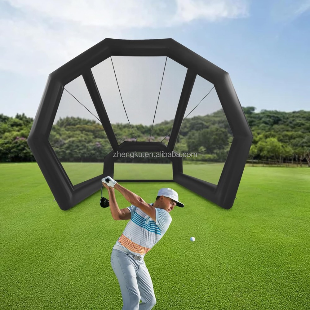 인플레이터블 골프 연습 스윙 시뮬레이터 네트 케이지 텐 - Practice Net Hitting 리뷰 및 가격