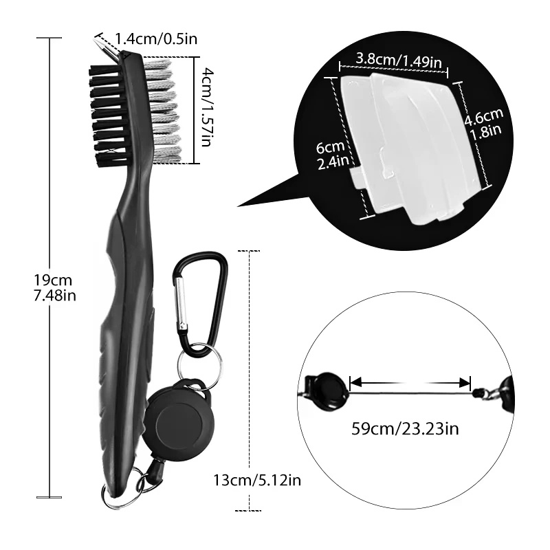 1-4개 골프 그루브 청소 브러시 골프 클럽 브러시 양 - Golf Equipment To Improve Your Game 리뷰 및 가격
